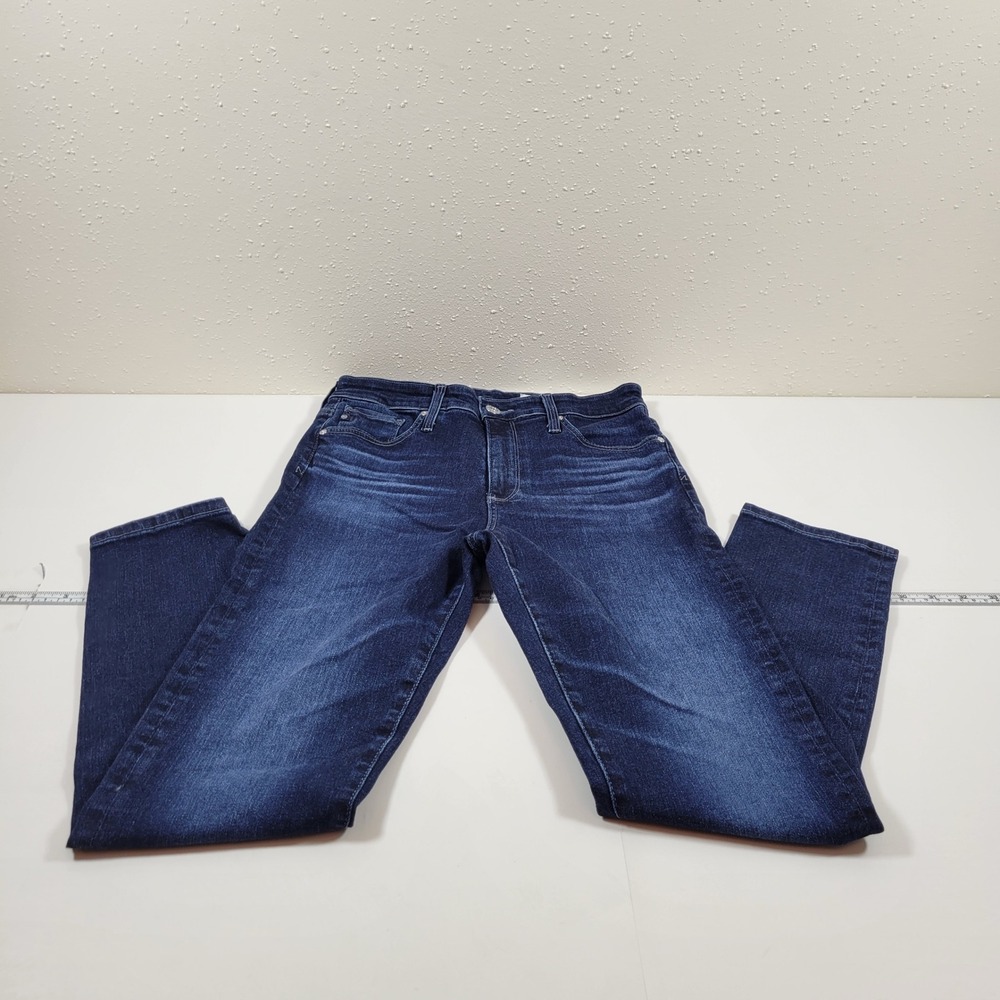 AG Adriano Goldschmied Jean Women 26P Blue Excellent Stevie Ankle High Rise Slim
